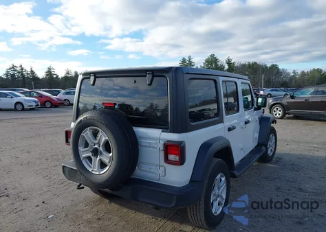 2020 Jeep Wrangler Unlimited Sport S 4X4 z USA, uszkodzony, nr VIN 1C4HJXDG0LW242305